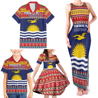 Kiribati Christmas Family Matching Tank Maxi Dress and Hawaiian Shirt Coat Of Arms Tekeraoi Te Kiritimati LT05 - Polynesian Pride