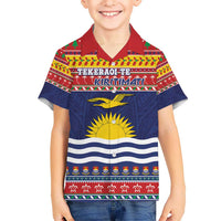 Kiribati Christmas Hawaiian Shirt Coat Of Arms Tekeraoi Te Kiritimati LT05 - Polynesian Pride