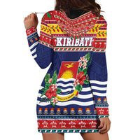 Kiribati Christmas Hoodie Dress Coat Of Arms Tekeraoi Te Kiritimati LT05 - Polynesian Pride