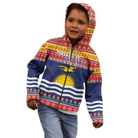 Kiribati Christmas Kid Hoodie Coat Of Arms Tekeraoi Te Kiritimati LT05 - Polynesian Pride