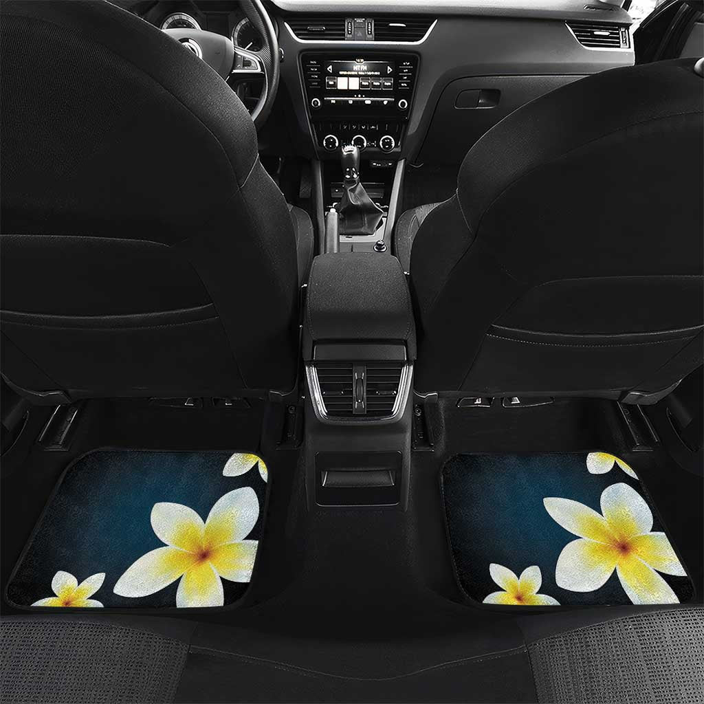 Palau United Nations Day Car Mats Polynesian Curves Plumeria - Polynesian Pride