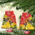 New Zealand Piwakawaka Christmas Ceramic Ornament With Maori Pattern