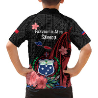Samoa Independence Day Kid Hawaiian Shirt Samoan Warriors Ula Fala LT05 - Polynesian Pride
