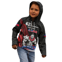 Samoa Independence Day Kid Hoodie Samoan Warriors Ula Fala LT05 - Polynesian Pride