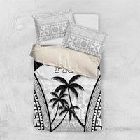 Fiji Tapa Football Bedding Set Sporty Style LT05 US Twin 172cm x 218cm White - Polynesian Pride