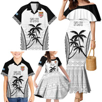Custom Fiji Tapa Football Family Matching Mermaid Dress and Hawaiian Shirt Sporty Style LT05 - Polynesian Pride