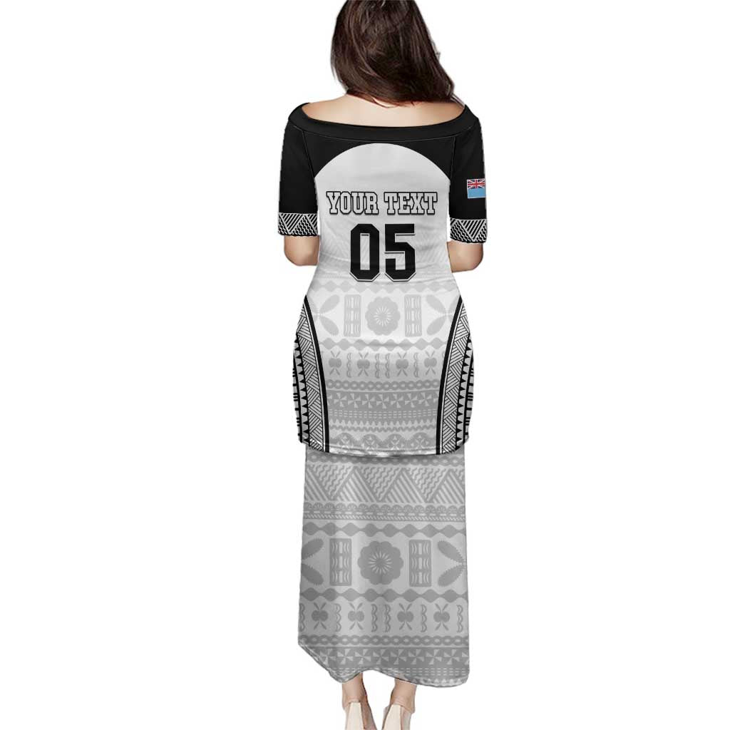 Custom Fiji Tapa Football Family Matching Puletasi and Hawaiian Shirt Sporty Style LT05 - Polynesian Pride