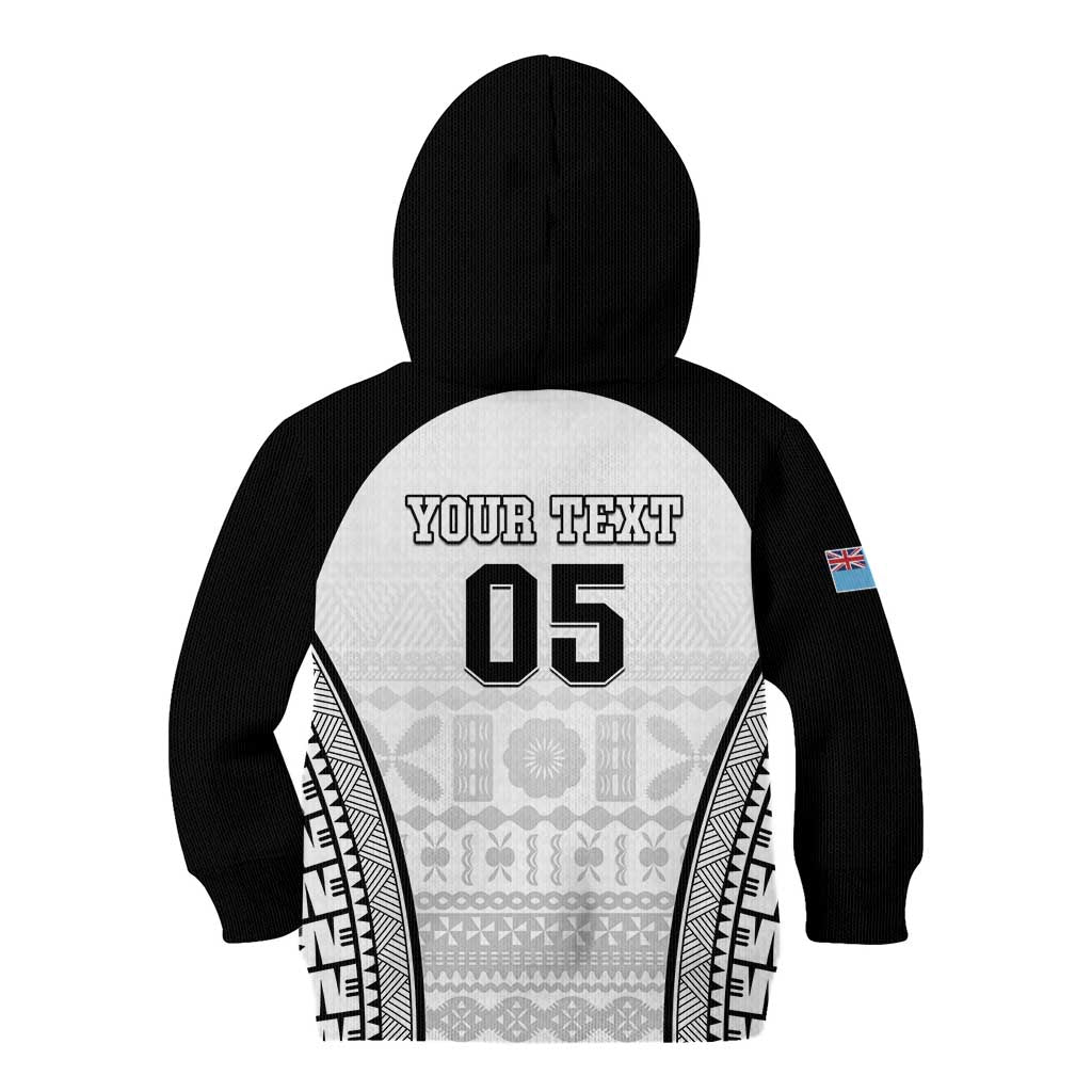 Custom Fiji Tapa Football Kid Hoodie Sporty Style LT05 - Polynesian Pride