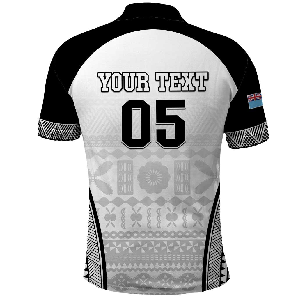 Custom Fiji Tapa Football Polo Shirt Sporty Style LT05 - Polynesian Pride
