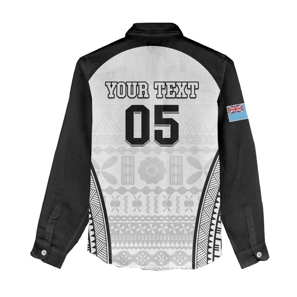 Custom Fiji Tapa Football Women Casual Shirt Sporty Style LT05 - Polynesian Pride
