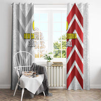 New Caledonia Football Window Curtain Unique Style