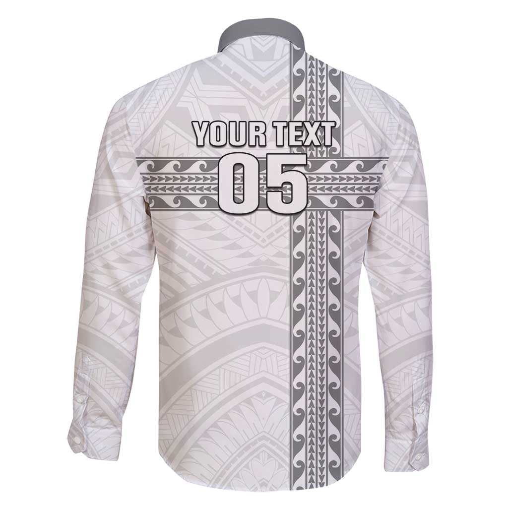Custom New Caledonia Football Family Matching Long Sleeve Bodycon Dress and Hawaiian Shirt Go The Kagus LT05 - Polynesian Pride