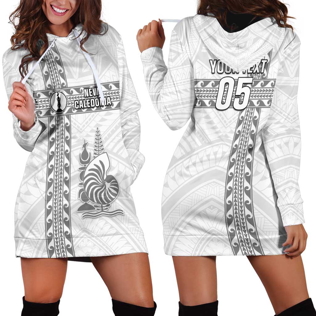 Custom New Caledonia Football Hoodie Dress Go The Kagus LT05 - Polynesian Pride