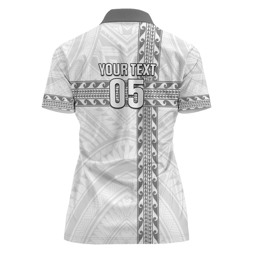 Custom New Caledonia Football Women Polo Shirt Go The Kagus LT05 - Polynesian Pride