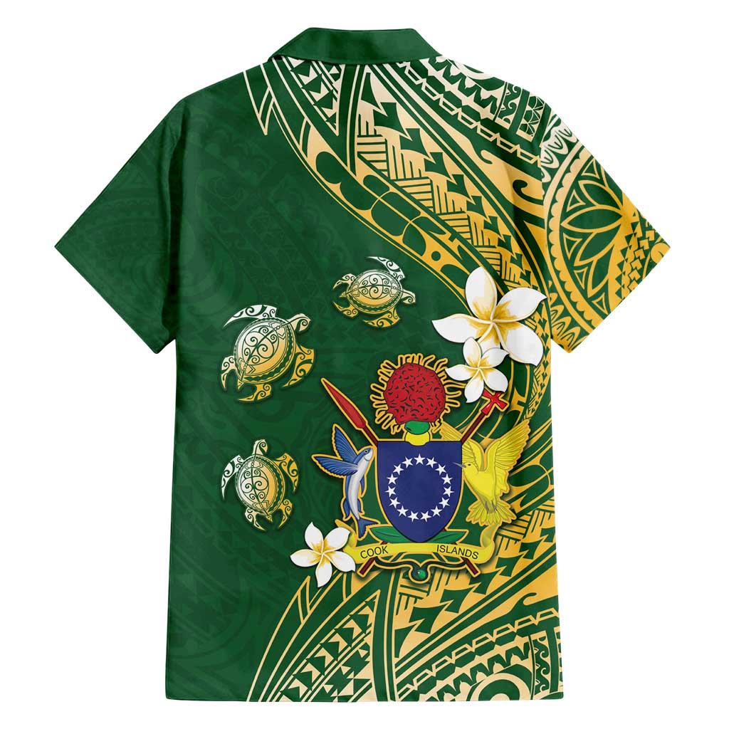 Cook Islands 15 Finest Family Matching Tank Maxi Dress and Hawaiian Shirt Plumeria Polynesian Turtle LT05 - Polynesian Pride