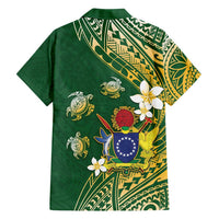 Cook Islands 15 Finest Family Matching Tank Maxi Dress and Hawaiian Shirt Plumeria Polynesian Turtle LT05 - Polynesian Pride