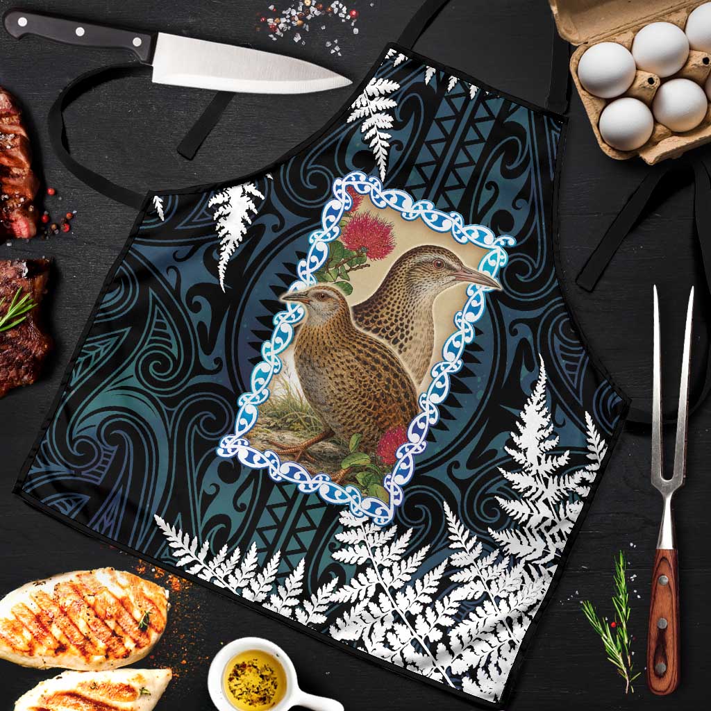New Zealand Weka Apron Maori Hen Koru Pattern - Polynesian Pride