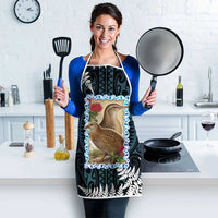 New Zealand Weka Apron Maori Hen Koru Pattern - Polynesian Pride