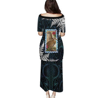 New Zealand Weka Family Matching Puletasi and Hawaiian Shirt Maori Hen Koru Pattern LT05 - Polynesian Pride