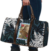 New Zealand Weka Travel Bag Maori Hen Koru Pattern - Polynesian Pride