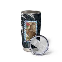 New Zealand Weka Tumbler Cup Maori Hen Koru Pattern - Polynesian Pride