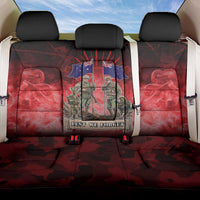 Australia And New Zealand ANZAC Day Back Car Seat Cover Soldiers Lest We Forget LT05 One Size Red - Polynesian Pride