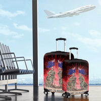 Australia And New Zealand ANZAC Day Luggage Cover Soldiers Lest We Forget LT05 - Polynesian Pride