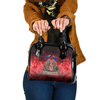 Australia And New Zealand ANZAC Day Shoulder Handbag Soldiers Lest We Forget