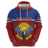 Kiribati 45th Independence Day Hoodie Lesser Frigatebird Tribal Pattern LT05 - Polynesian Pride