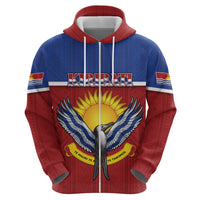 Kiribati 45th Independence Day Hoodie Lesser Frigatebird Tribal Pattern LT05 - Polynesian Pride