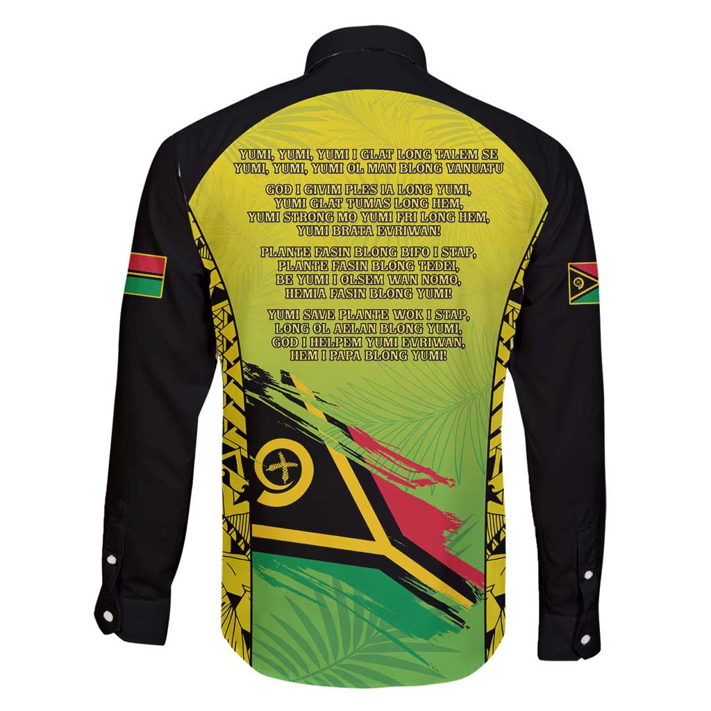 Vanuatu 45th Independence Family Matching Long Sleeve Bodycon Dress and Hawaiian Shirt Special Style LT05 - Polynesian Pride