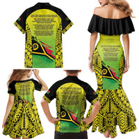 Vanuatu 45th Independence Family Matching Mermaid Dress and Hawaiian Shirt Special Style LT05 - Polynesian Pride