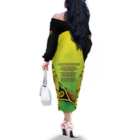Vanuatu 45th Independence Family Matching Off The Shoulder Long Sleeve Dress and Hawaiian Shirt Special Style LT05 - Polynesian Pride