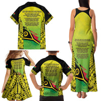 Vanuatu 45th Independence Family Matching Tank Maxi Dress and Hawaiian Shirt Special Style LT05 - Polynesian Pride