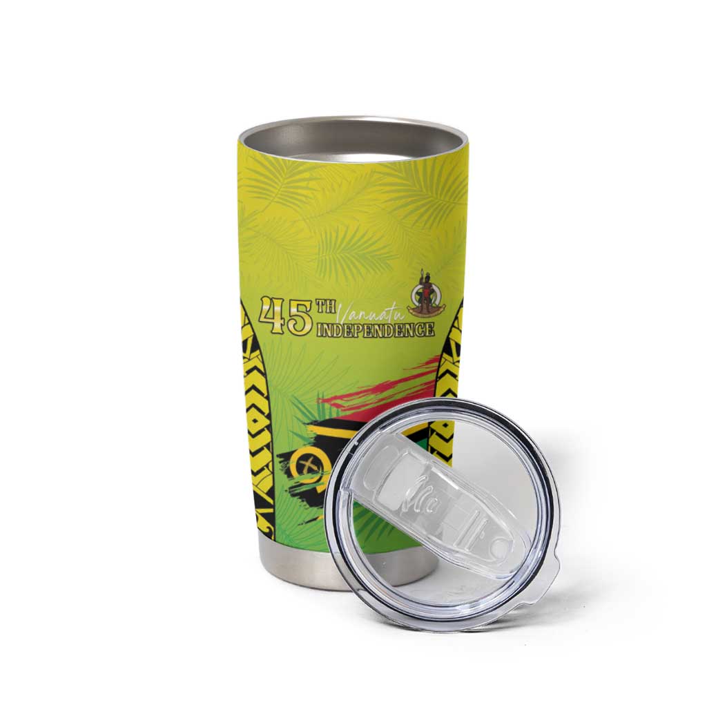 Vanuatu 45th Independence Tumbler Cup Special Style - Polynesian Pride