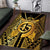Vanuatu 45th Anniversary Of Independence Area Rug Gold Style - Polynesian Pride