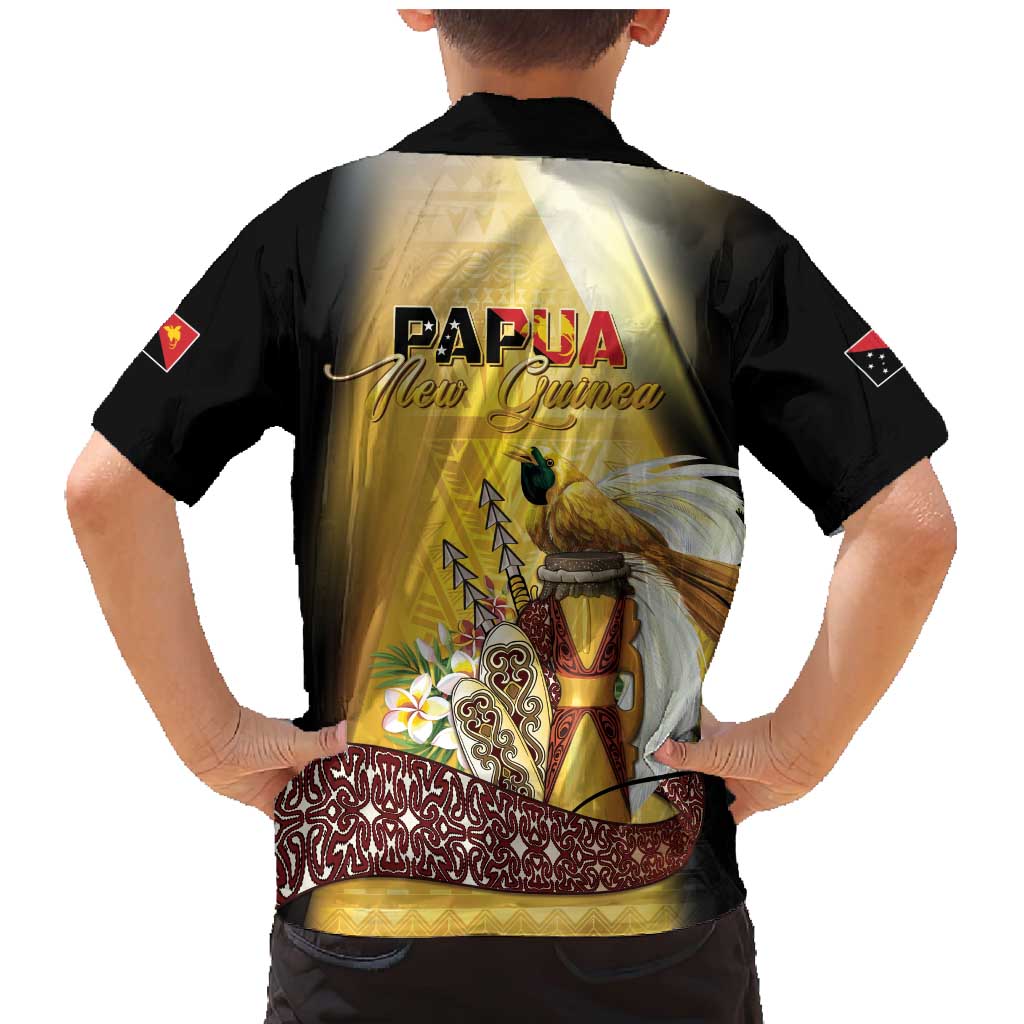 Papua New Guinea Family Matching Mermaid Dress and Hawaiian Shirt 50 Years Of Independence LT05 - Polynesian Pride