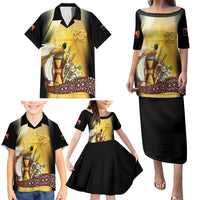 Papua New Guinea Family Matching Puletasi and Hawaiian Shirt 50 Years Of Independence LT05 - Polynesian Pride