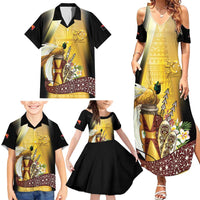 Papua New Guinea Family Matching Summer Maxi Dress and Hawaiian Shirt 50 Years Of Independence LT05 - Polynesian Pride