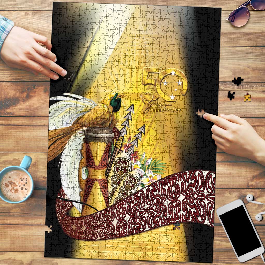 Papua New Guinea Puzzle 50 Years Of Independence - Polynesian Pride