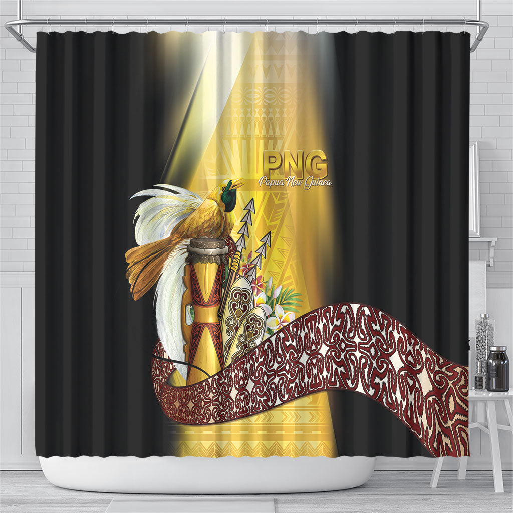 Papua New Guinea Shower Curtain Independence Day Unique Style LT05 - Polynesian Pride