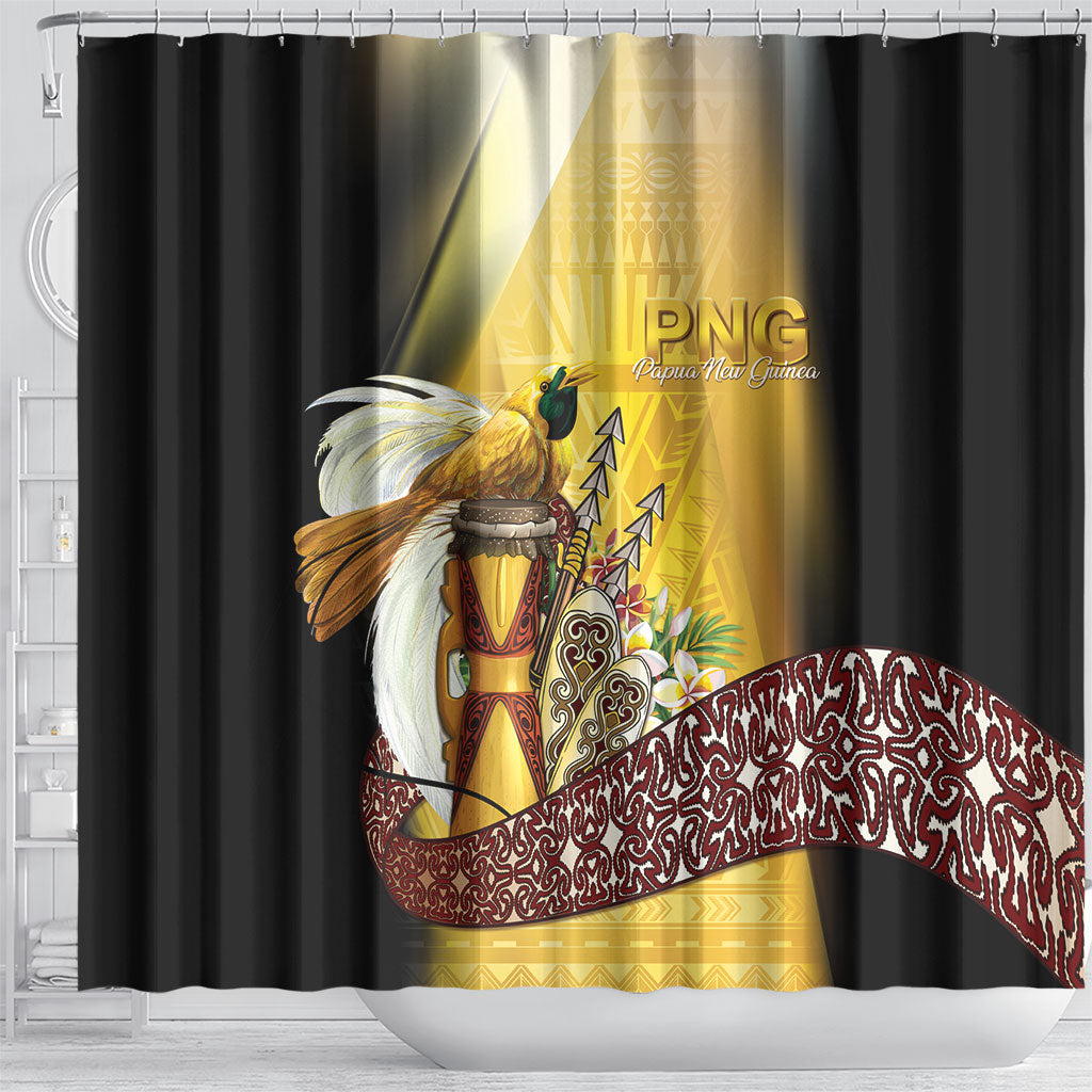 Papua New Guinea Shower Curtain Independence Day Unique Style LT05 - Polynesian Pride