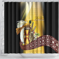 Papua New Guinea Shower Curtain Independence Day Unique Style LT05 - Polynesian Pride
