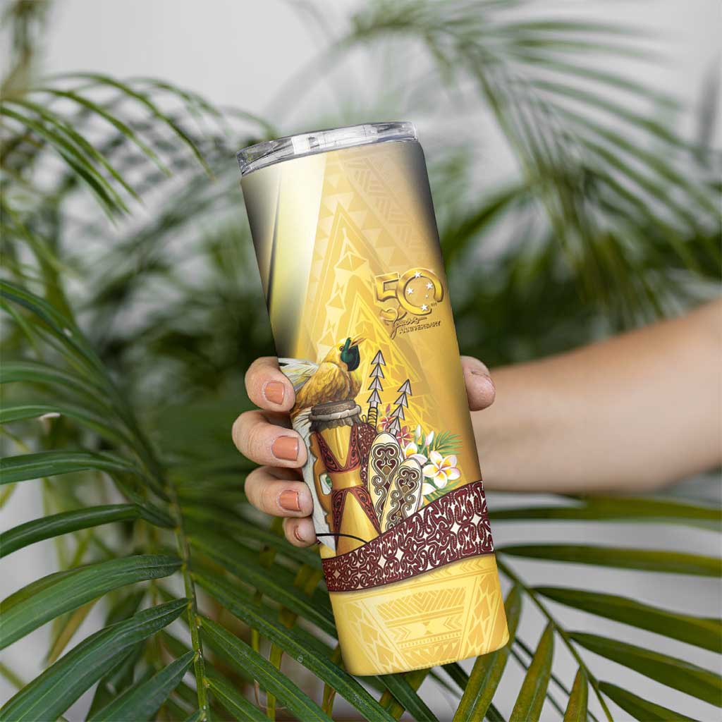 Papua New Guinea Skinny Tumbler 50 Years Of Independence LT05 - Polynesian Pride