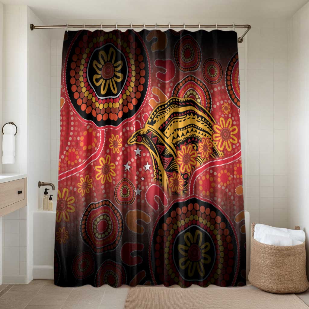 Papua New Guinea Bathroom Set Birds Of Paradise With Aboriginal Pattern - Polynesian Pride