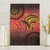 Papua New Guinea Canvas Wall Art Birds Of Paradise With Aboriginal Pattern - Polynesian Pride