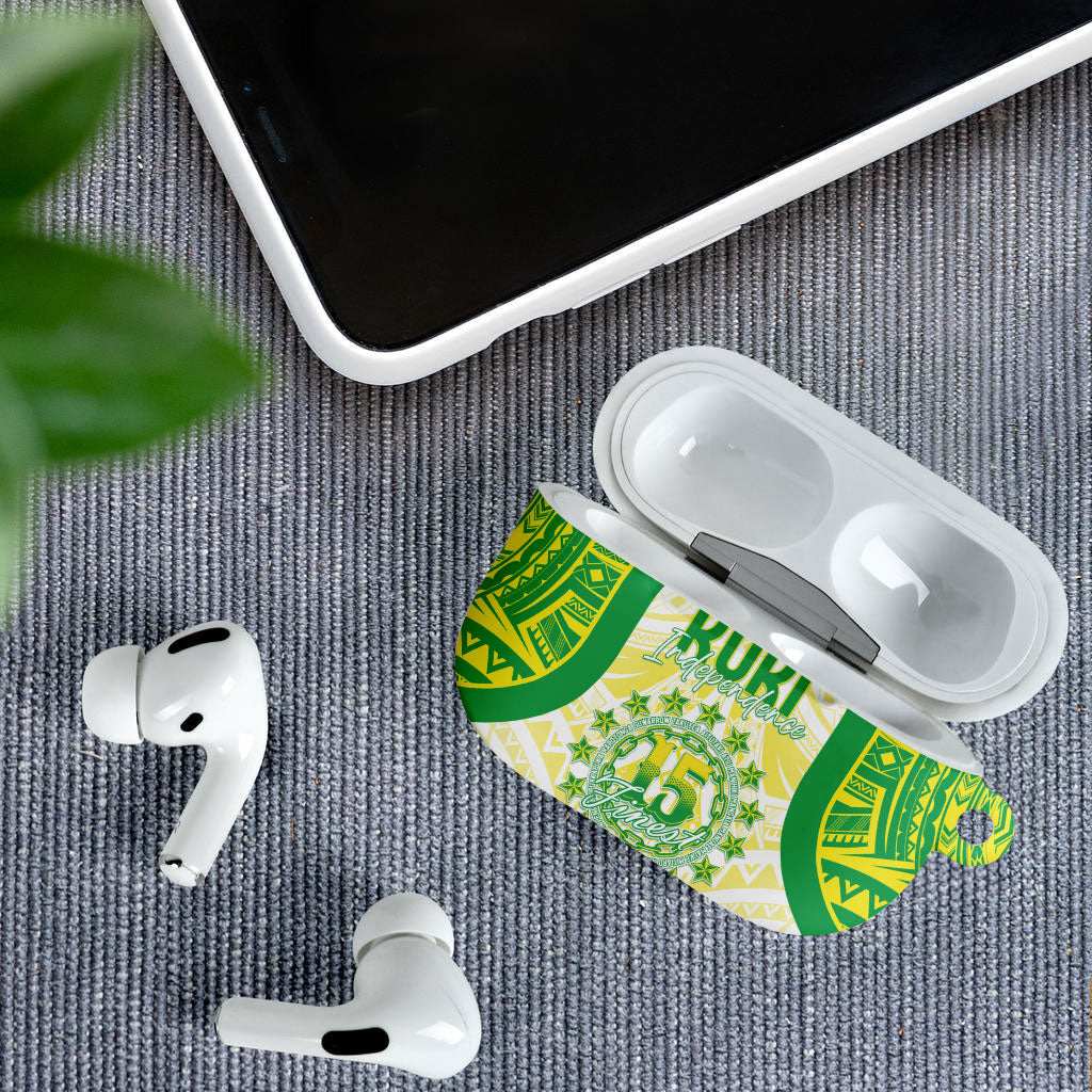 Kuki Independence 2026 AirPods Case Cook Islands 15 Finest White Version LT05 - Polynesian Pride