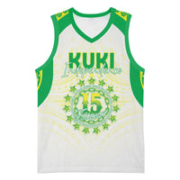 Kuki Independence 2026 Basketball Jersey Cook Islands 15 Finest White Version LT05 Unisex White - Polynesian Pride