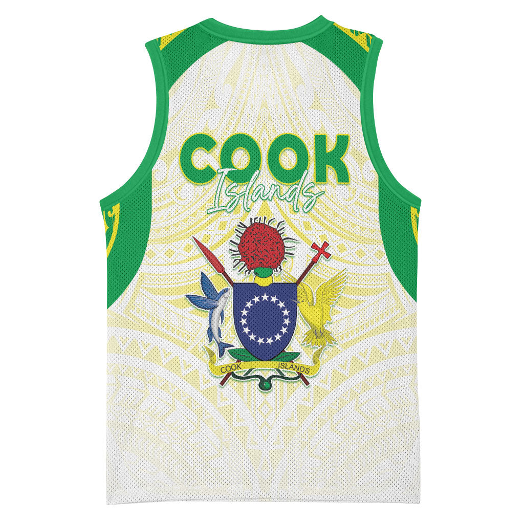 Kuki Independence 2026 Basketball Jersey Cook Islands 15 Finest White Version LT05 - Polynesian Pride