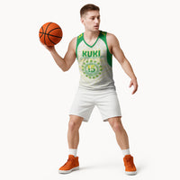 Kuki Independence 2026 Basketball Jersey Cook Islands 15 Finest White Version LT05 - Polynesian Pride